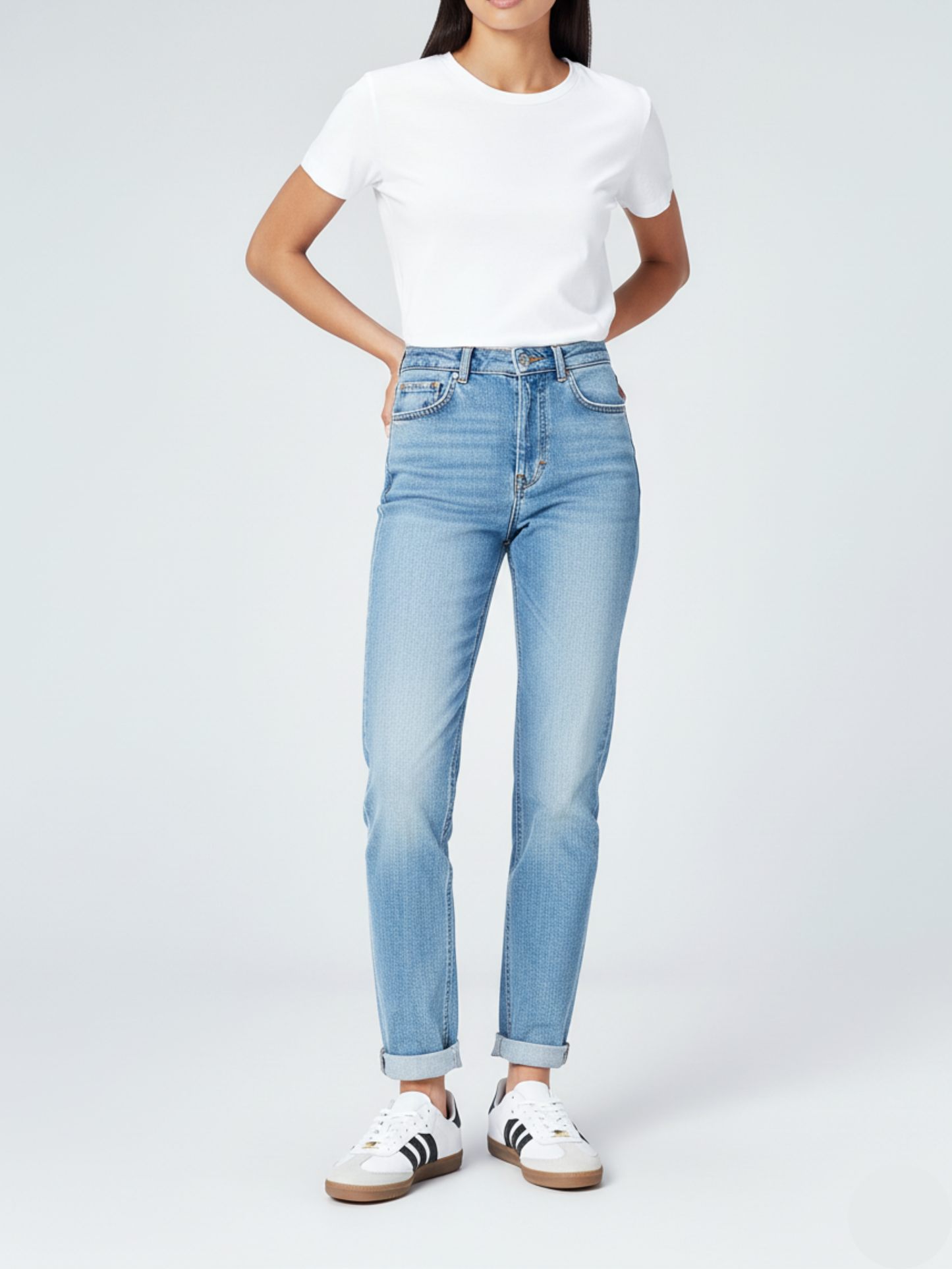 Tennis Samba Blancos con Negro